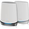 NETGEAR Orbi Router NBK752 5G, Sistema WiFi 6 Mesh, Router con 1 estensore satellitare, Copertura fino a 5.000 piedi quadrati, 40 dispositivi, AX4200, fino a 4,2 Gbps