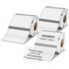 ORGBRO Etichette Termiche Multiuso per Z3 stampante termica, rettangolari Label Autoadesive per Supermercato, Piccole Imprese, 40 x 30 mm, 230 Etichette/Rotolo, 3 Rotoli, Trasparente