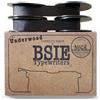 BSIE Typewriters - Nastro per macchina da scrivere Underwood Nero - Confezione Doppia - Compatibile con No. 5, Champion, Universal, Touch-Master, Leader - GR9 - Testato a Nizza, Francia