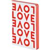 Nuuna Graphic S Love - Taccuino in pelle rilegata, colore: Bianco