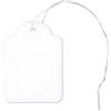 Pokornys - etichette con filo (50 x 70 mm) per vestiti, gioielli, accessori e molto altro ancora. - Cartellini per prezzi in cartone con filo di cotone - Adatto come etichetta da appendere (1000)