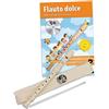 CASCHA Flauto Dolce con Diteggiatura Barocca, Metodo in Italiano e CD, Set con libro in italiano