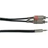 YELLOW CABLES Cavo da 3 metri di longitud. Mini Jack Stereo Maschio a 2 RCA maschio