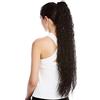WIG ME UP - N857-V-3 Toupet Coda di cavallo Estremamente lunghi Voluminosi Ricci Ricci crespi Afro Kinks Castano scuro 75 cm