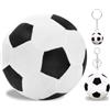 CYGMRFH Palloni da Calcio in Peluche con Portachiavi, Pelliccia Morbida Plush Toy, Simpatico Design, Bambini,25cm