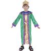 Sincere Party Costume da Re Magio del Presepe di Natale per bambini Vestirsi da Re di Natale con corona in tessuto, rosso, verde anni