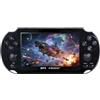 YHFITN Console di gioco retrò YHFITN con schermo da 4,3 pollici, sistema di gioco portatile a doppio joystick con giochi, connessione TV, ideale per bambini e adulti (Black)