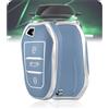 LELNOOS Cover Chiave Auto, Silicone Custodia Chiave Protettiva Copri Chiavi per Peugeot 208 308 508 2008 3008 5008 GT per Citroen C3 C4 C5 Grand Picasso Aircross Cactus DS3 DS4 Berlingo, Smart