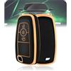 LELNOOS Cover Chiave Auto, Silicone Custodia Chiave Protettiva Copri Chiavi per Ford Ranger Raptor Wildtrak F150 S-Max Transit Tourneo Custom Connect Courier Mustang Ecosport Mondeo Edge Kuga Focus