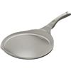 Redchef Padella per Crepes 30cm a Induzione, Rivestimento Antiaderente in Ceramica, Piatto per Frittate, Senza PTFE, Senza PFAS, Senza PFOA, Resistente ai Graffi, Lavabile in Lavastoviglie, Grigio