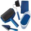 Herzberg - Kit Rullo per Pittura con Serbatoio - Sistema Antigoccia - Manico Telescopico - Accessori Inclusi - Ideale per Tutti i Tipi di Muri - Bicchiere Dosatore - Barra di Estensione