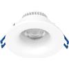 Eglo Faretto incasso Salabate, Ø 8,8 cm, spot soffitto bagno, faretto da soffitto in alluminio bianco, luce calda, neutra, fredda, IP65