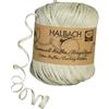 Halbach Nastro di seta a righe | larghezza 4 mm lunghezza 100 m | nastro regalo sostenibile per lottare e confezionare regali in 100% cotone | Colore: verde pallido