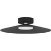 Eglo connect.z lampada LED da soffitto Conomavilla-Z, dimmerabile, ZigBee, Matter, controllo app e vocale Alexa, luce calda-fredda, RGB, nero, Ø 45 cm