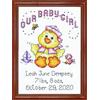 Design Works-Kit per Punto Croce, Motivo: Ragazza Chick, su Tela Aida