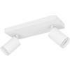 Eglo connect.z lampada LED da soffitto Melitello-Z, 2 faretti, ZigBee, Matter, app e Alexa, luce calda/fredda, RGB, dimmerabile, bianca