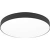 Eglo connect.z lampada LED da soffitto Gallizzi-Z Ø 69 cm, ZigBee, opaca, controllo app e vocale Alexa, bianco caldo/freddo, RGB, dimmerabile, nero