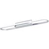 Eglo LED plafoniera ovale Conivarena, lampada da soffitto per soggiorno, metallo effetto cromo, luce calda e fredda, 69 cm