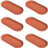Clever Pots Vassoio per Piante, 6x52,4 cm per Trogolo da 60 cm, Vassoio per Piante da Interno e Esterno in Plastica Resistente alle Intemperie e Leggero, Vassoio per Davanzale e per serra, Terracotta