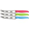 NIROSTA FACKELMANN 43202 Tropical - Coltello da formaggio in plastica e acciaio INOX, 24 cm, 1 pezzo, Colore Assortito