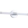 Eglo LED Lampada Specchio Ramola, illuminazione bagno, metallo cromato e plastica bianca, luce calda-fredda, IP44, lunghezza 45 cm