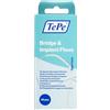 TePe Filo per Ponti e Impianti, filo interdentale pfas-free, 30 pezzi, filo interdentale largo adatto per apparecchi ortodontici, ponti e impianti, filo efficace per rimozione della placca tra i denti