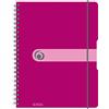 Herlitz 11293081 - Blocco a spirale, formato A4 to go, carta senza legno, 80 fogli, 2 pezzi