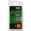 SALKI - Graffe n°80 - Blister da 1000 Pezzi, Graffe in Filo n°80 con Lunghezza Gamba di 10 mm, Compatibili con Pistole Pneumatiche per Graffatura, Ideali per Tappezzeria, Metallo