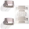 WRAPGRADE Skin Compatibile con DJI Mini 4 Pro/Serie Mini 3 | 2 batterie aggiuntive (TITANIUM)