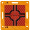 georadian.com Target riflettente Punto di misurazione del bersaglio a parete per l'ispezione del monitoraggio Stazione totale del bersaglio riflesso (Giallo_Arancione)