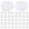 RANYAKE 40 Tappi di Riempimento De Foro della Cerniera da 1,38 Pollici Plastica Copertura Foro Tappi di Plastica Coperchio Cerniera Armadio per Mobili Tavolo Cucina Armadio Mobili Bianco 35 MM (1 3/8)