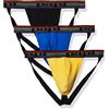 Papi Biancheria Intima da Uomo (Confezione da 3), Principe Blu/Giallo Mimosa/Nero, M