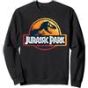 Jurassic Park Pixel Art Logo Felpa