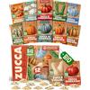 ZenGreens® - Set di Semi di Zucca bio (12 pezzi) - 12 Semi di Zucca per Coltivazione Facile in Giardino, Balcone o Serra - Semi da Piantare - Sementi