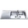 Smeg - Lavello Lineare Sp116s 2 Vasche-acciaio Inox Satinato