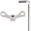 Goktvai Attrezzo per Regolazione Tappo Pedivella Bicicletta con Chiave, Chiave in Metallo Installazione Rimozione Tappo Antipolvere Braccio Pedivella per Shimano Hollowtech II Guarniture