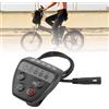 Alomejor display led bici elettrica,regolatore velocità intelligente pannello motore centrale 24v 36v 48v leggero for ciclisti giornalieri weekender viaggiatori