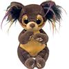 TY Beanie Boos - Toffee il Chihuahua con Occhi Gialli Grandi e Glitter, il Peluche con gli Occhi Grandi Scintillanti - 15 cm - T37393