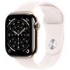 AW S11 GPS+CELLULAR 42MM GOLD TITANIUM CASE WITH LIGHT BLUSH SPORT BAND - S/M