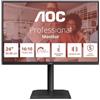 Aoc Monitor 24" ( IPS 1920x1200 WUXGA 100Hz ) PROFESSIONAL Black X24E4U