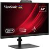 VIEWSONIC MON 24IPS FHD HDMI DP VGA USBC MM 4XUSB PIVOT REG ALTEZZA WEBCAMERA