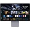 SAMSUNG SMART MONITOR 32 OLED 16:9 4K UHD 0,03MS 250 CDM 165HZ, PIVOT, DP/HDMI,