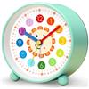 YsyYey Sveglia per Bambini Senza Ticchettio, Sveglia Analogica per Bambini che Iniziano la Scuola, Sveglia per Bambini con Funzione Sveglia per Ragazzi e Ragazze, Sveglia per Bambini con Luce Notturna
