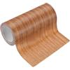 PATIKIL Pellicole Adesive Legno Autoadesivo 4,57M x 12cm Carta Adesiva per Mobili Legno Riparazione Pellicola Autoadesiva Effetto per Pavimenti Porte Tavoli Sedie Armadi, Quercia Arancione