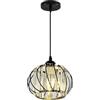 TONGNIDA Lampadario di Cristallo, Luce Industriale a Sospensione Regolabile, Soggiorno, Corridoio, Sala da Pranzo