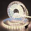 JOYLIT Striscia LED 12V 5M 3000K-3500K Bianco Caldo IP65 Impermeabile | SMD 5050, Dimmerabile, Tagliabile, Autoadesivo Nastri LED Per Cucina, Mobili da Cucina, Mensola(Solo Luce)