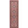 Nouristan Skazar Isfahan - Tappeto orientale a pelo corto, 80 x 250 cm, colore: Rosso
