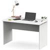 MUEBLES PITARCH | Tavolo da ufficio, scrivania, tavolo per computer o da studio, bianco, 76x120x68cm (altezza x larghezza x profondità) moderno, modello Teide