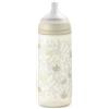 Suavinex, Biberon Anticoliche da 360 ml con Tettarella Fisiologica SX Pro in Silicone, a Flusso Denso (L), per Liquidi Densi, Adatto per Pappe Liquide. Neonati +6 mesi. Birdies, Beige