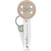 Suavinex, Portaciuccio in Tela per Neonati, Nastro con Decoro su due lati, Catena Ciuccio Neonato, Clip con Pinza. Per bambini +0 mesi, adatto per neonati, Birdies, verde